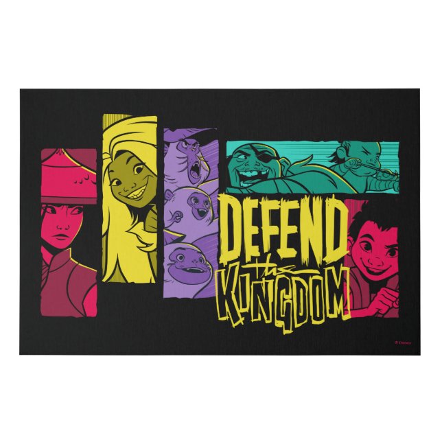 Defend the Kingdom Faux Canvas Print (Front)