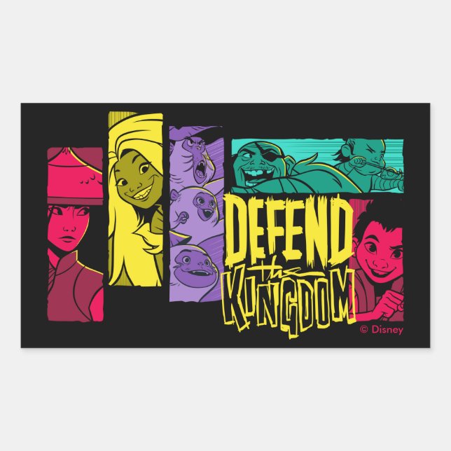 Defend the Kingdom Rectangular Sticker (Front)