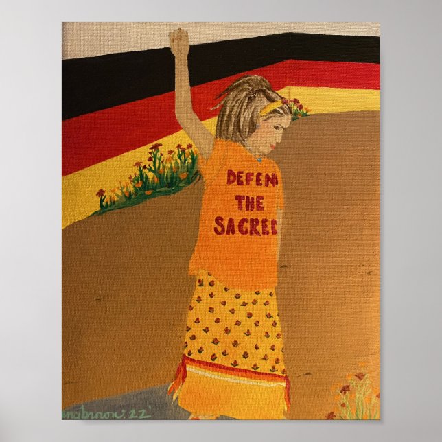 "Defend The Sacred" Poster (Front)