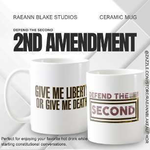 "Defend the Second" 2nd Amendment Ceramic Mug