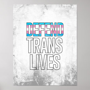 Defend Trans Lives Poster
