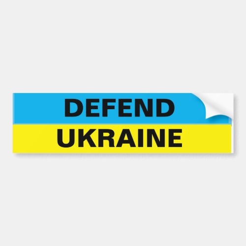 DEFEND UKRAINE BUMPER STICKER