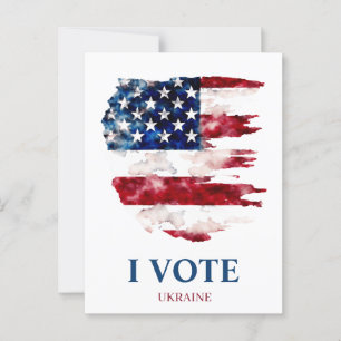 Defend Ukraine Political Postcard