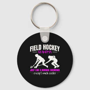 Defender Field Hockey Grandma Just Like A Normal G Keychain