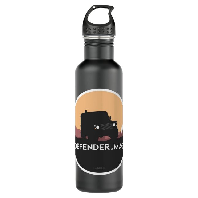 DEFENDER MAG STAINLESS STEEL WATER BOTTLE (Front)
