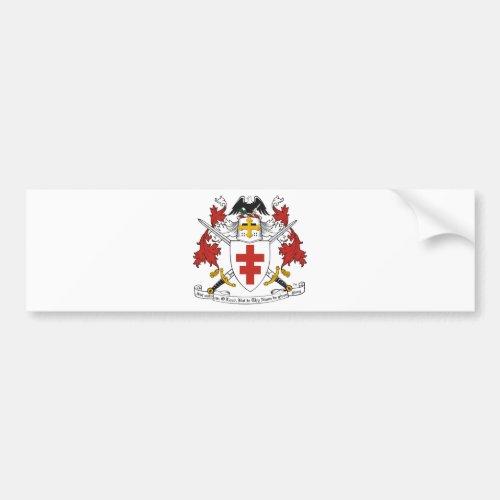 DEFENDER OF THE FAITH  KNIGHTS TEMPLAR EMBLEM BUMPER STICKER