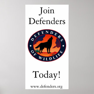 Defenders of Wildlife Poster