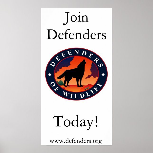 Defenders of Wildlife Poster (Front)