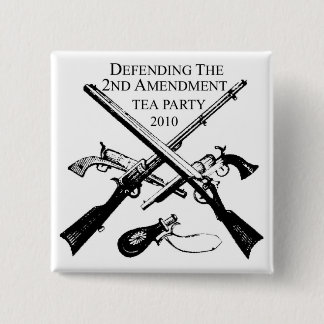 DEFENDING THE 2ND AMENDMENT PINBACK BUTTON