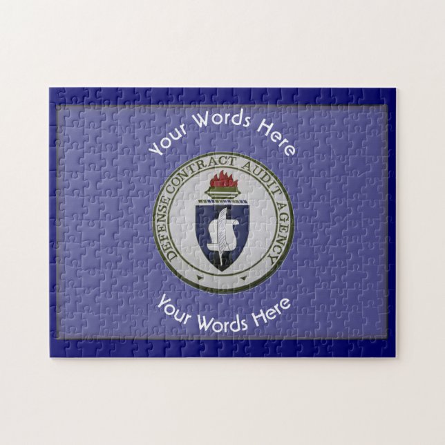 Defense Contract Audit Agency Shield Jigsaw Puzzle (Horizontal)