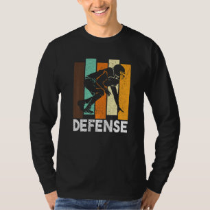 Defense Football Sports For Players Coaches Fans   T-Shirt