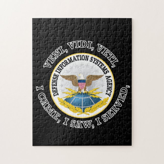 Defense Information Systems Agency (DISA) VVV Jigsaw Puzzle (Vertical)