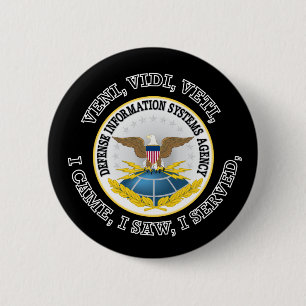 Defense Information Systems Agency (DISA) VVV Pinback Button