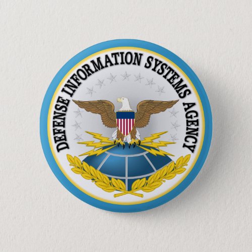 Defense Information Systems Agency Pinback Button