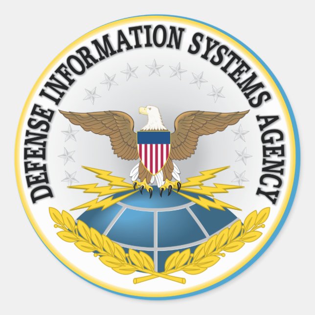 Defense Information Systems Agency Sticker (Front)