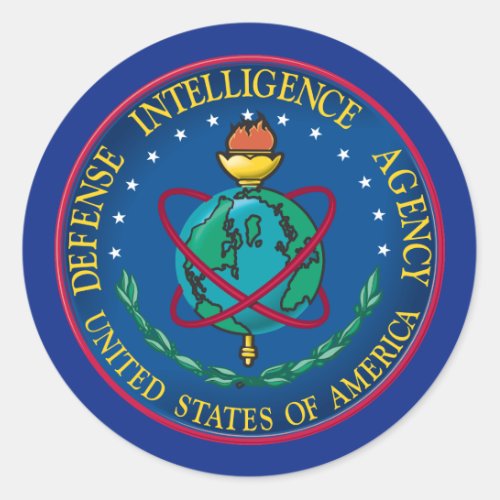 Defense Intelligence Agency Classic Round Sticker