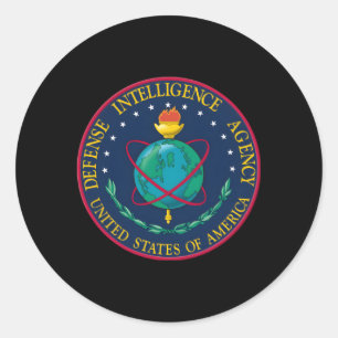 Defense Intelligence Agency Dia Dod Military Classic Round Sticker