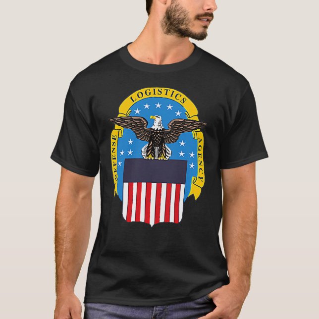 Defense Logistics Agency DLA DOD Military Veteran T-Shirt (Front)