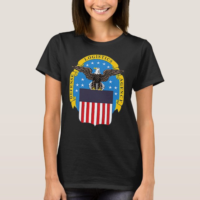 Defense Logistics Agency DLA DOD Military Veteran T-Shirt (Front)