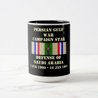 Defense of Saudi Arabia Campaign Two-Tone Coffee Mug