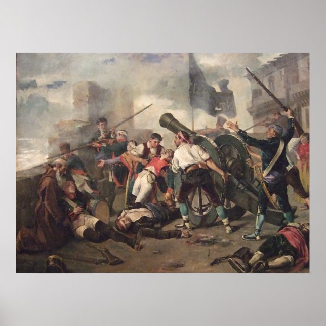 Defense of Zaragoza Poster (Front)