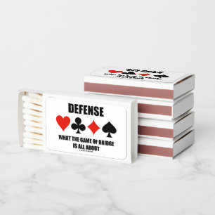 Defense What The Game Of Bridge Is All About Matchboxes