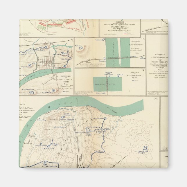 Defenses Chattanooga Magnet (Front)