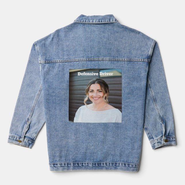 Defensive Driver Denim Jacket (Back)