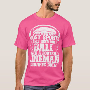 Defensive Lineman Football Player Position Quarter T-Shirt
