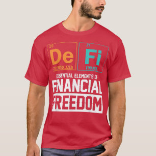 Defi Decentralized Finance Elements of Financial T-Shirt