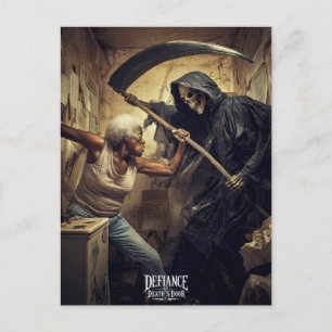 Defiance At Death's Door - Josie Postcard