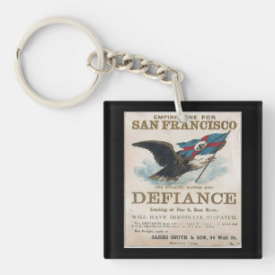 Defiance Clipper Sailing Keychain