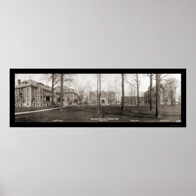 Defiance College Ohio Photo 1914 Poster (Front)
