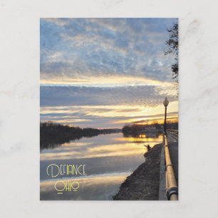 Defiance Ohio Sunrise Postcard