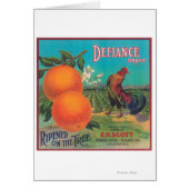 Defiance Orange LabelVenice Cove, CA (Front)