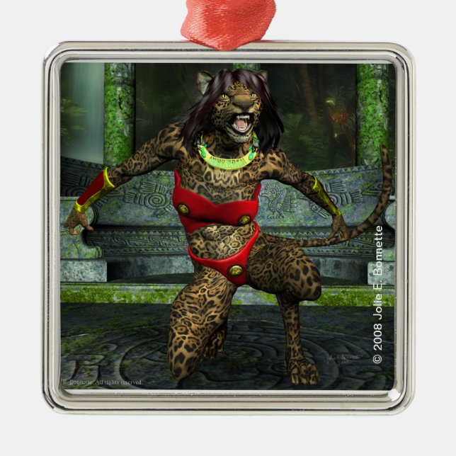 Defiance Premium Square Ornament (Front)