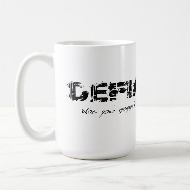 Defiance Studios Logo Coffee Mug (Left)