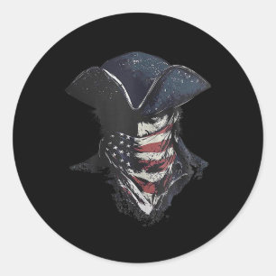 Defiant Since 1776 1 Classic Round Sticker
