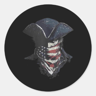 Defiant Since 1776 1  Classic Round Sticker