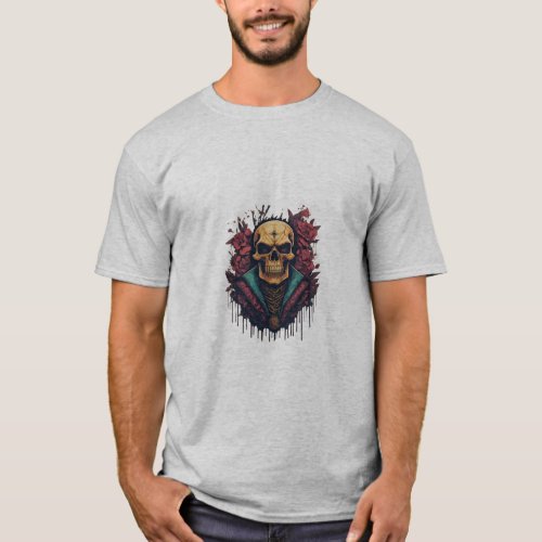 Defiant Skull Amplify Your Rebellion T_Shirt
