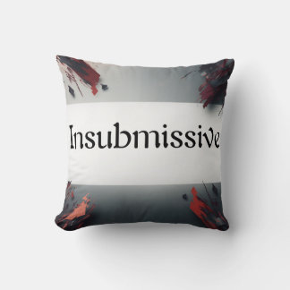 Defiant Throw Pillow