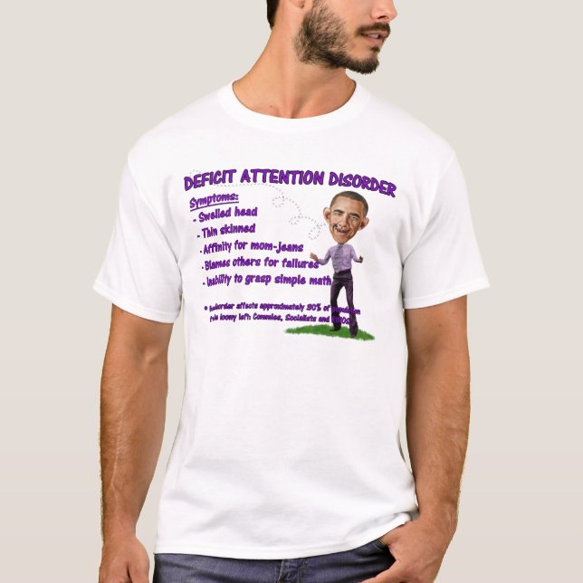 Deficit Attention Disorder T-Shirt (Front)