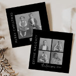 Define Naughty | 5 Photo Collage Christmas Holiday Card<br><div class="desc">Celebrate the holiday season by sending these fun and cheeky christmas holiday cards to friends and family! This special christmas card includes a collage of four photos on the front and a larger photo on the reverse along with a classic holiday greeting,  your name(s) and the year.</div>