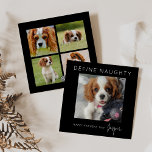 Define Naughty | 5 Photo Collage | Fathers Day Holiday Card<br><div class="desc">Celebrate your special bond with your fur baby this Father's Day with our unique and personalized card designs. Our vibrant collages feature a large image of your furry companion with a heartfelt message inscribed, "Happy Father's Day, [dog's name]." Plus, add even more playfulness with four additional photos on the back....</div>