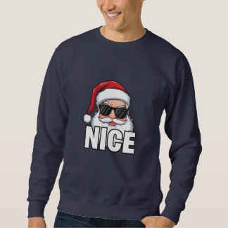 Define Nice Santa Christmas Sweatshirt