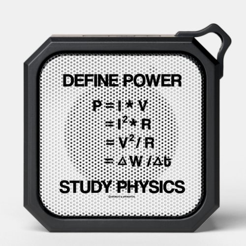 Define Power Study Physics Equations Bluetooth Speaker