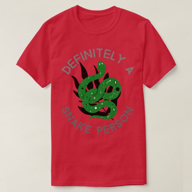 Definitely a Snake Person 80  T-Shirt (Design Front)