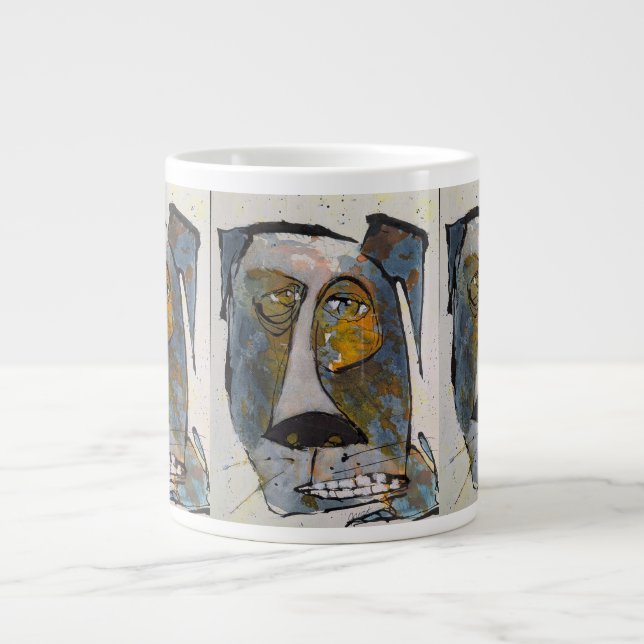 Definitely Guarding Jumbo Mug (Front)