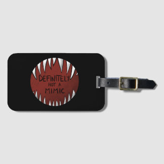 Definitely NOT a Mimic D&D Gaming Gifts Luggage Tag
