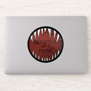 Definitely NOT a Mimic D&D Gaming Gifts Sticker